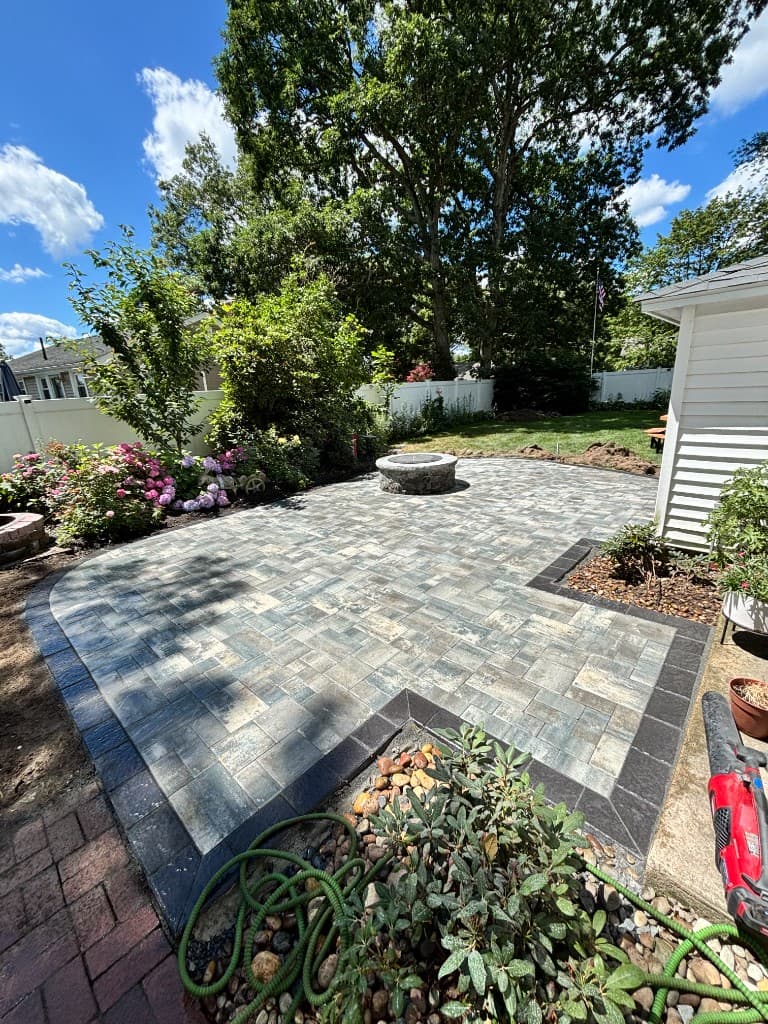 Walkway & Entry Stonework, Hardscape project in Weymouth, MA