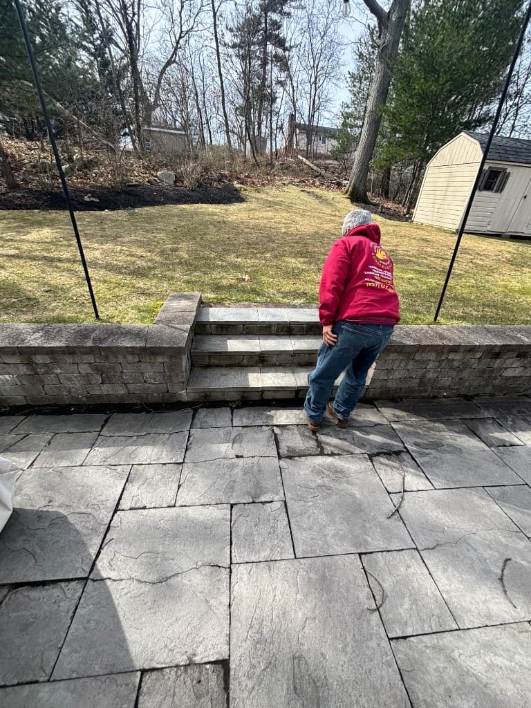 Retaining Wall & Grade Work, Masonry project in Weymouth, MA