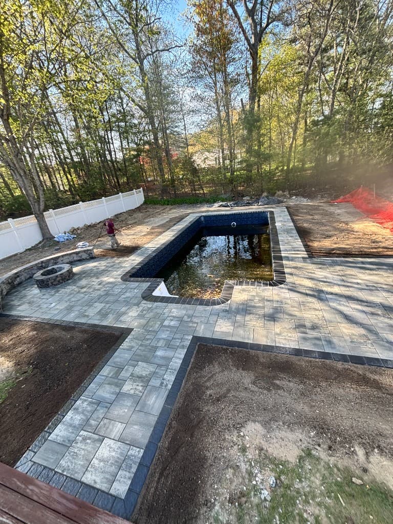 Stone Wall Construction, Masonry project in Weymouth, MA