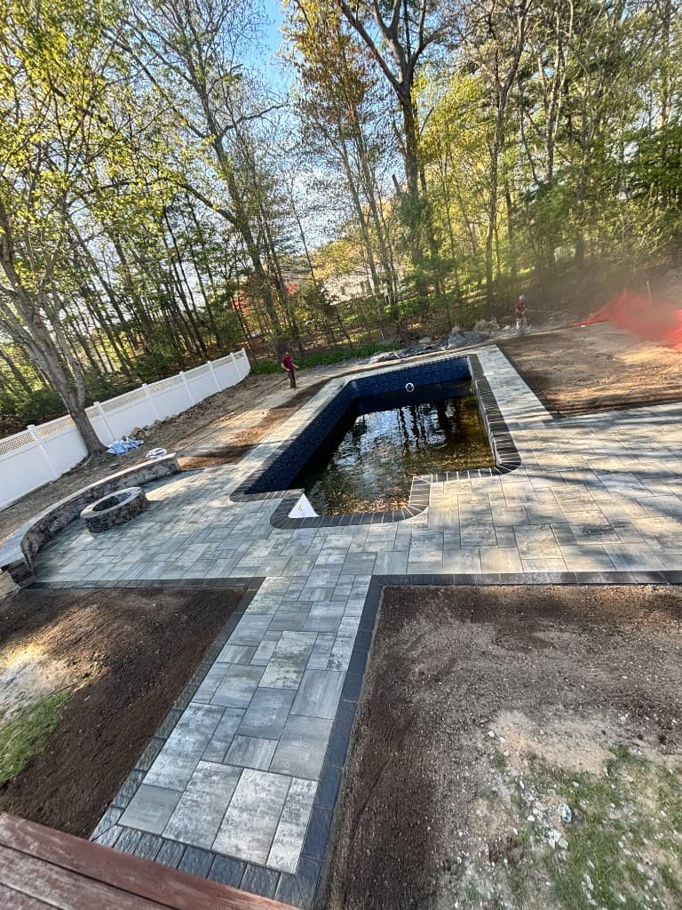 Hardscape In Progress, In Progress project in Weymouth, MA