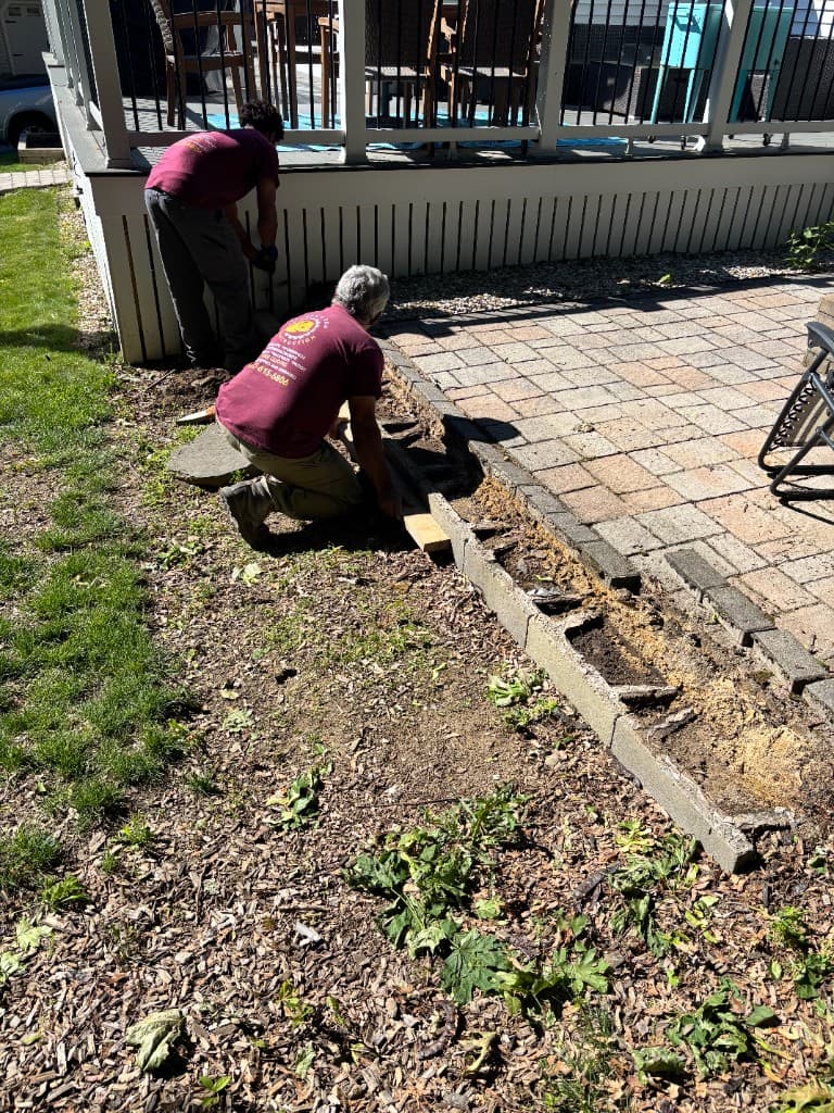 Finished Hardscape Project, Hardscape project in Weymouth, MA