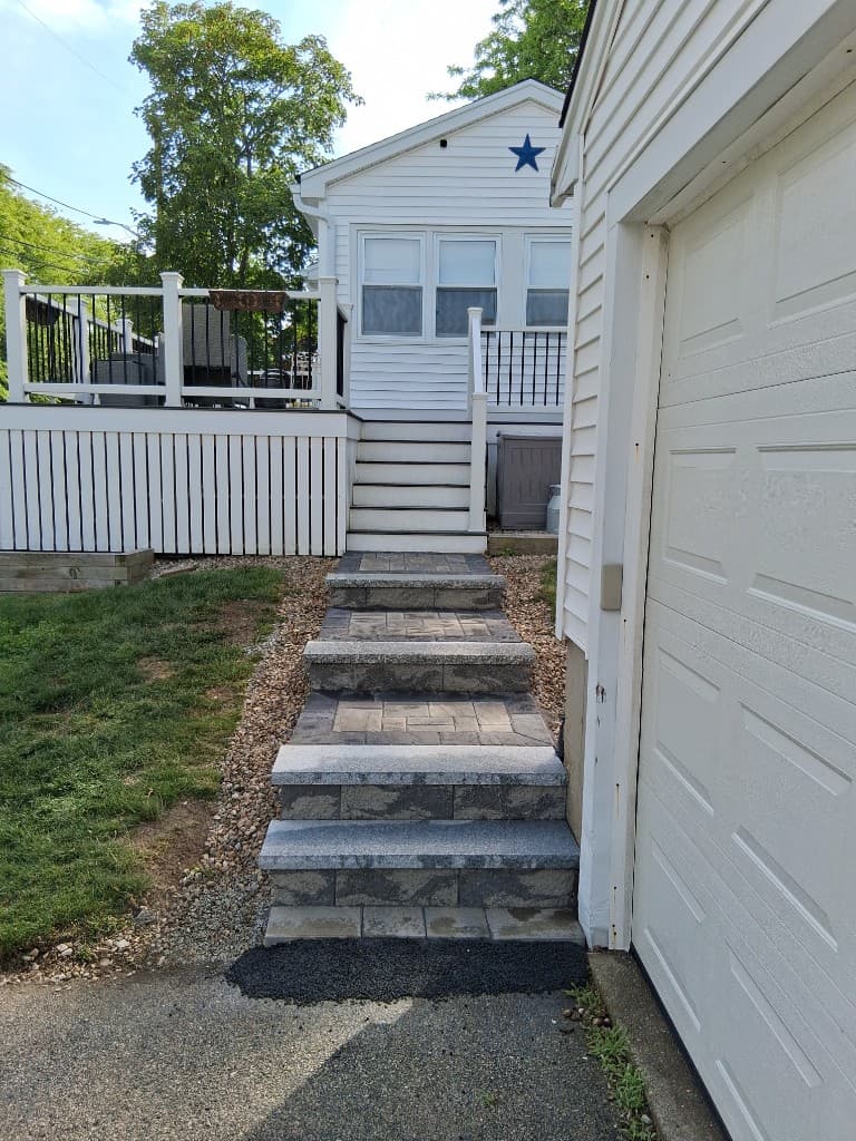 Backyard Transformation, Patios project in Weymouth, MA