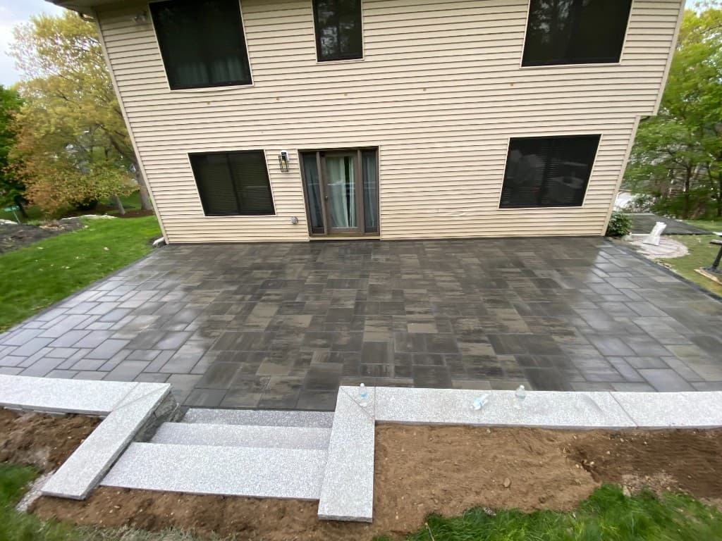 Wooded Patio Retreat, Patios project in Weymouth, MA