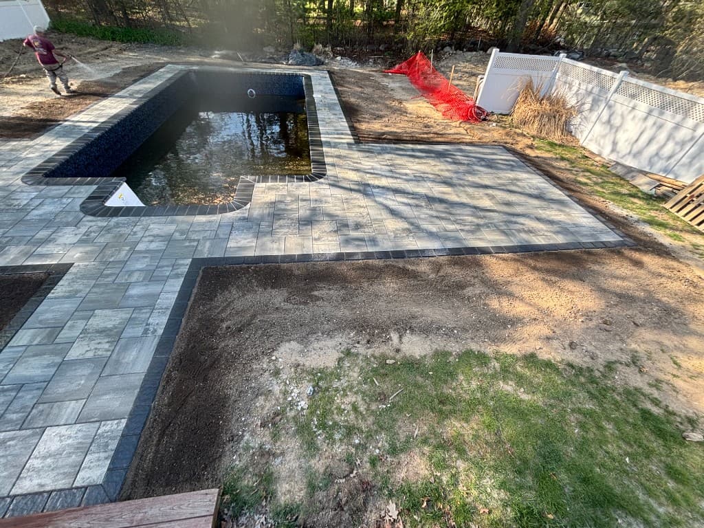 Pool & Paver Hardscape, Hardscape project in Weymouth, MA